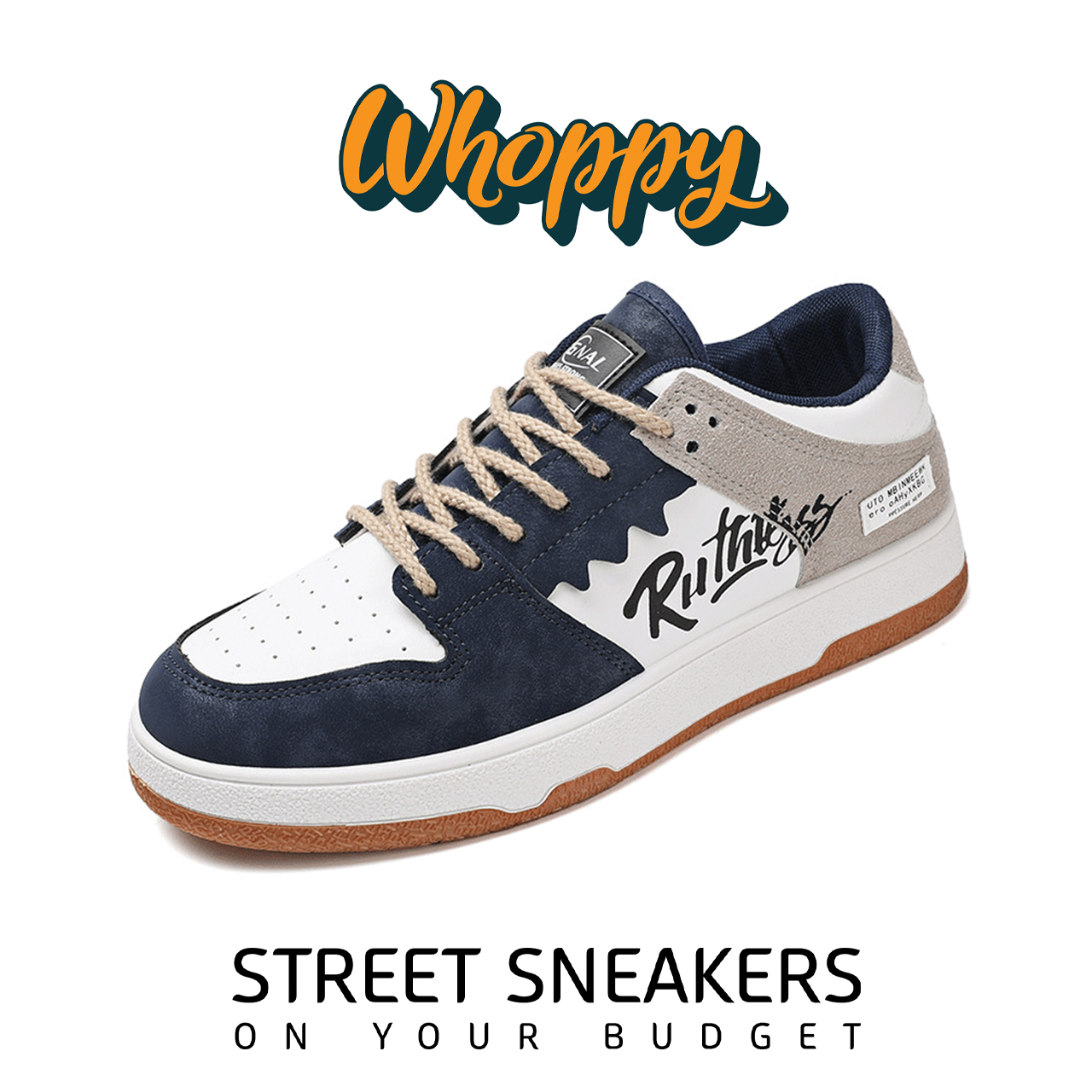 Whoppy SL23 Sepatu Sneakers Pria Import (FREE BOX) Whoppy SL23 Sepatu Sneakers Pria Import (FREE BOX)