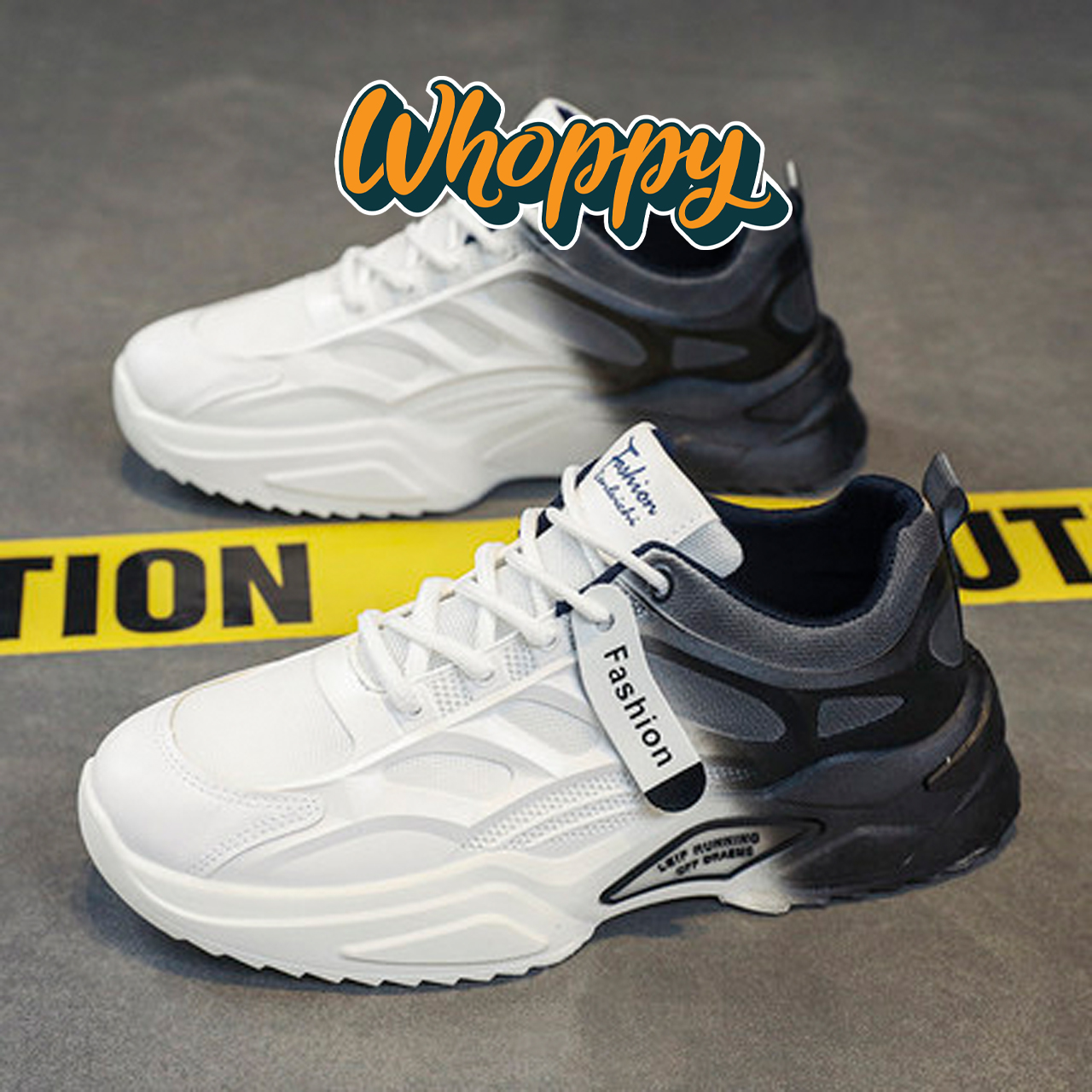 Whoppy SL24 Sepatu Sneakers Pria Import (FREE BOX)