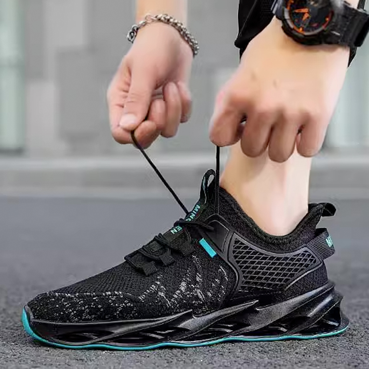 Whoppy SL31 Sepatu Sneakers Pria Import (FREE BOX) - Discontinue