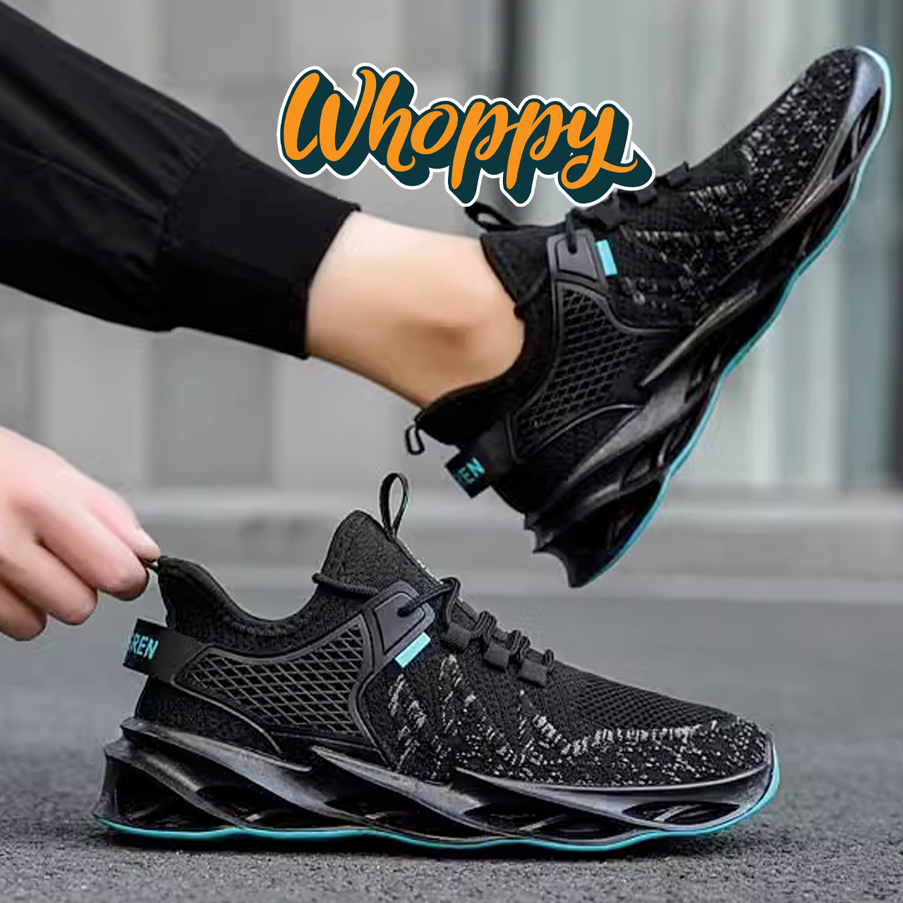 Whoppy SL31 Sepatu Sneakers Pria Import (FREE BOX) - Discontinue