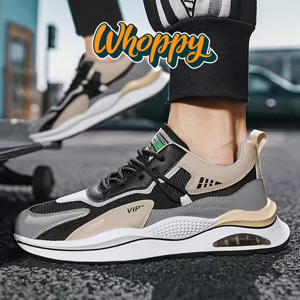 Whoppy SL32 Sepatu Sneakers Pria Import (FREE BOX) Whoppy SL32 Sepatu Sneakers Pria Import (FREE BOX)