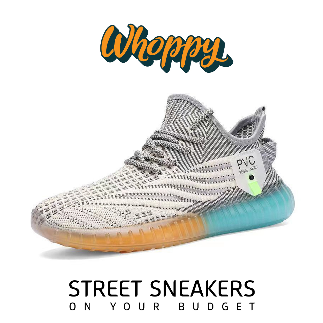 Whoppy SL33 Sepatu Sneakers Pria Import (FREE BOX) - Discontinue