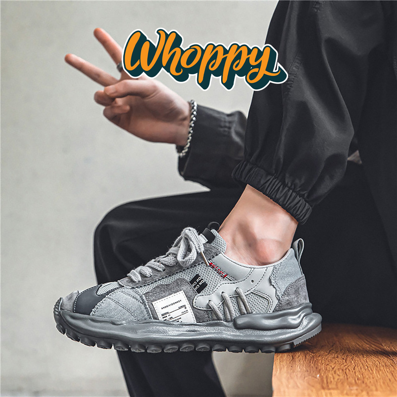 Whoppy SL45 Sepatu Sneakers Pria Import (FREE BOX) Whoppy SL45 Sepatu Sneakers Pria Import (FREE BOX)