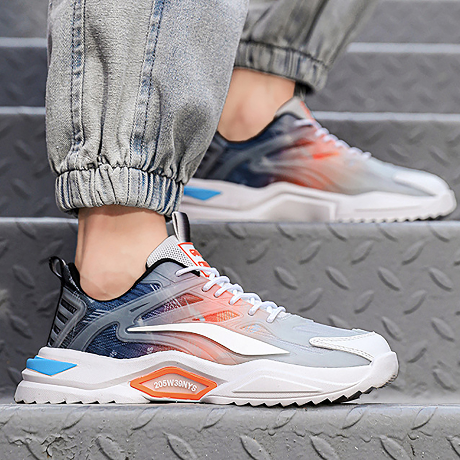 Whoppy SL52 Sepatu Sneakers Pria Import (FREE BOX)