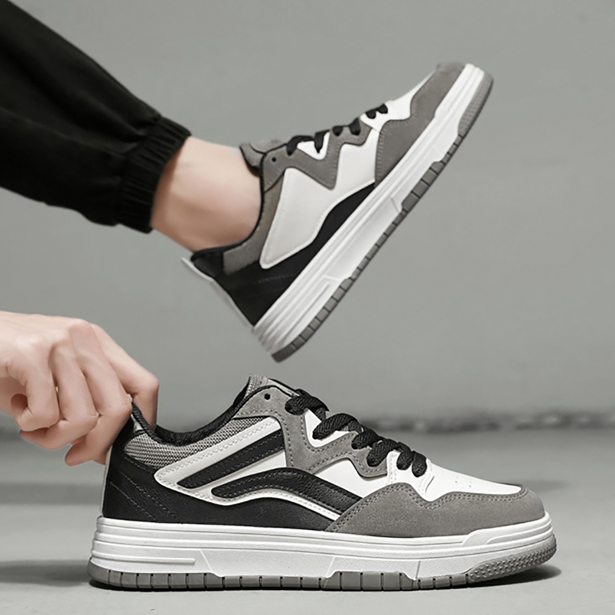 Whoppy SL53 Sepatu Sneakers Pria Import (FREE BOX)