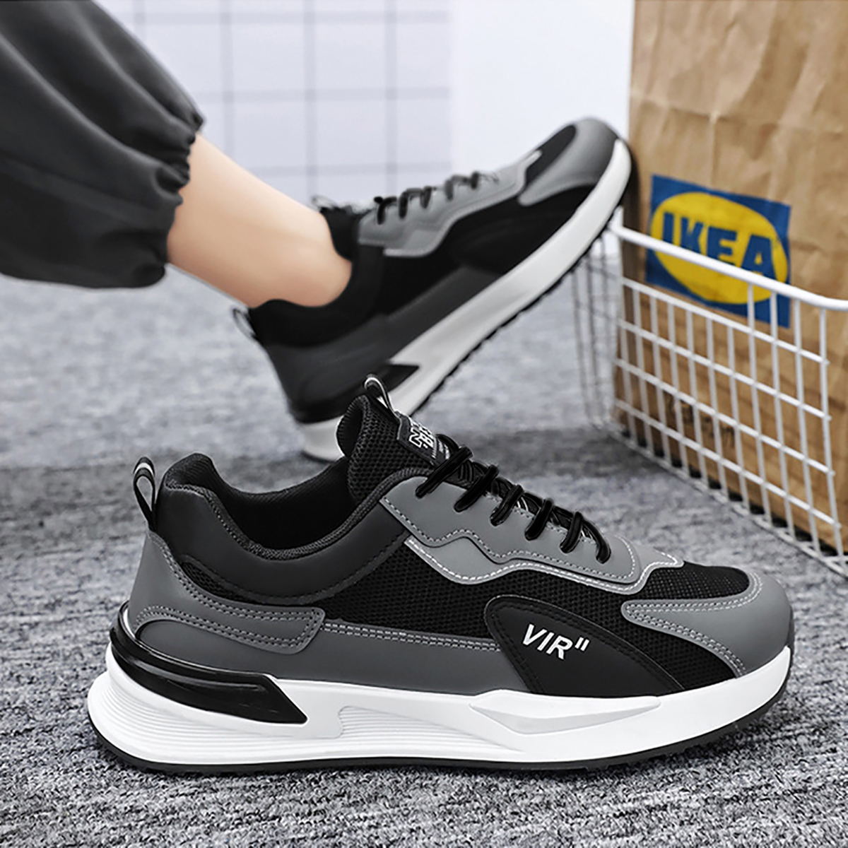 Whoppy SL55 Sepatu Sneakers Pria Import (FREE BOX) - Discontinue
