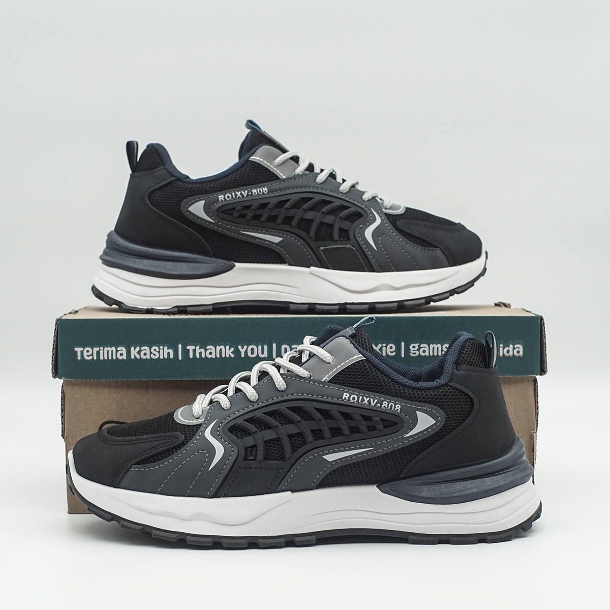 Whoppy Lite Tracker SL56 Sepatu Sneakers Pria Import (FREE BOX)