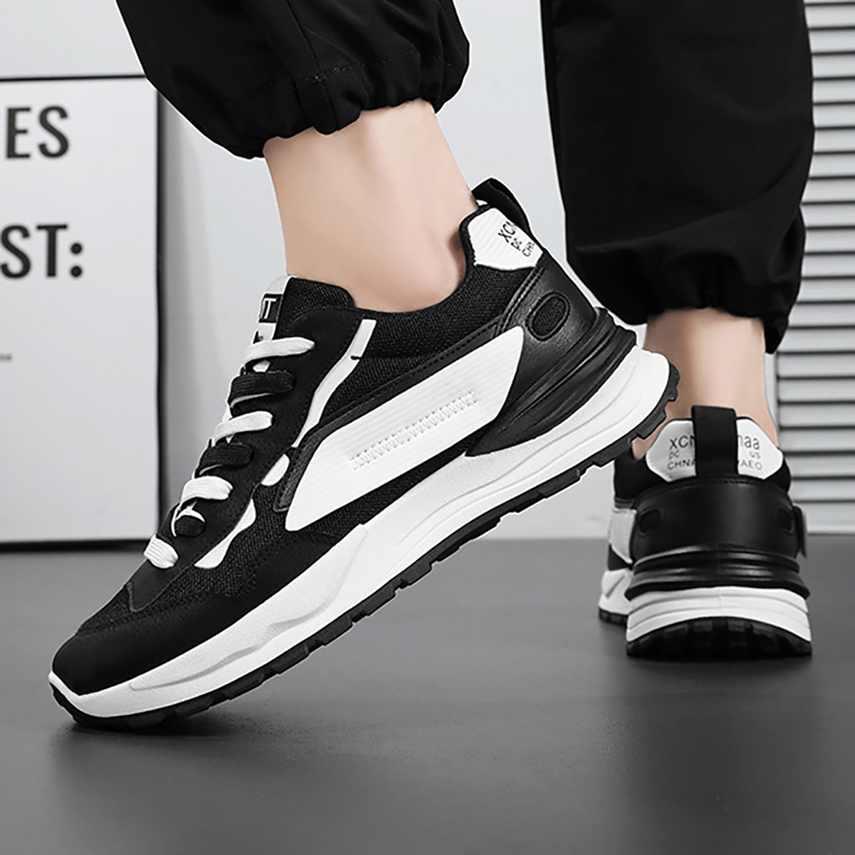 Whoppy SL58 Sepatu Sneakers Pria Import (FREE BOX)