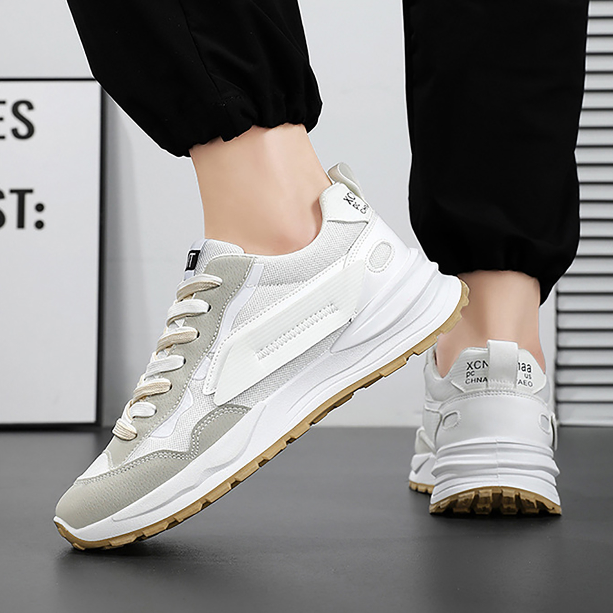 Whoppy SL58 Sepatu Sneakers Pria Import (FREE BOX)