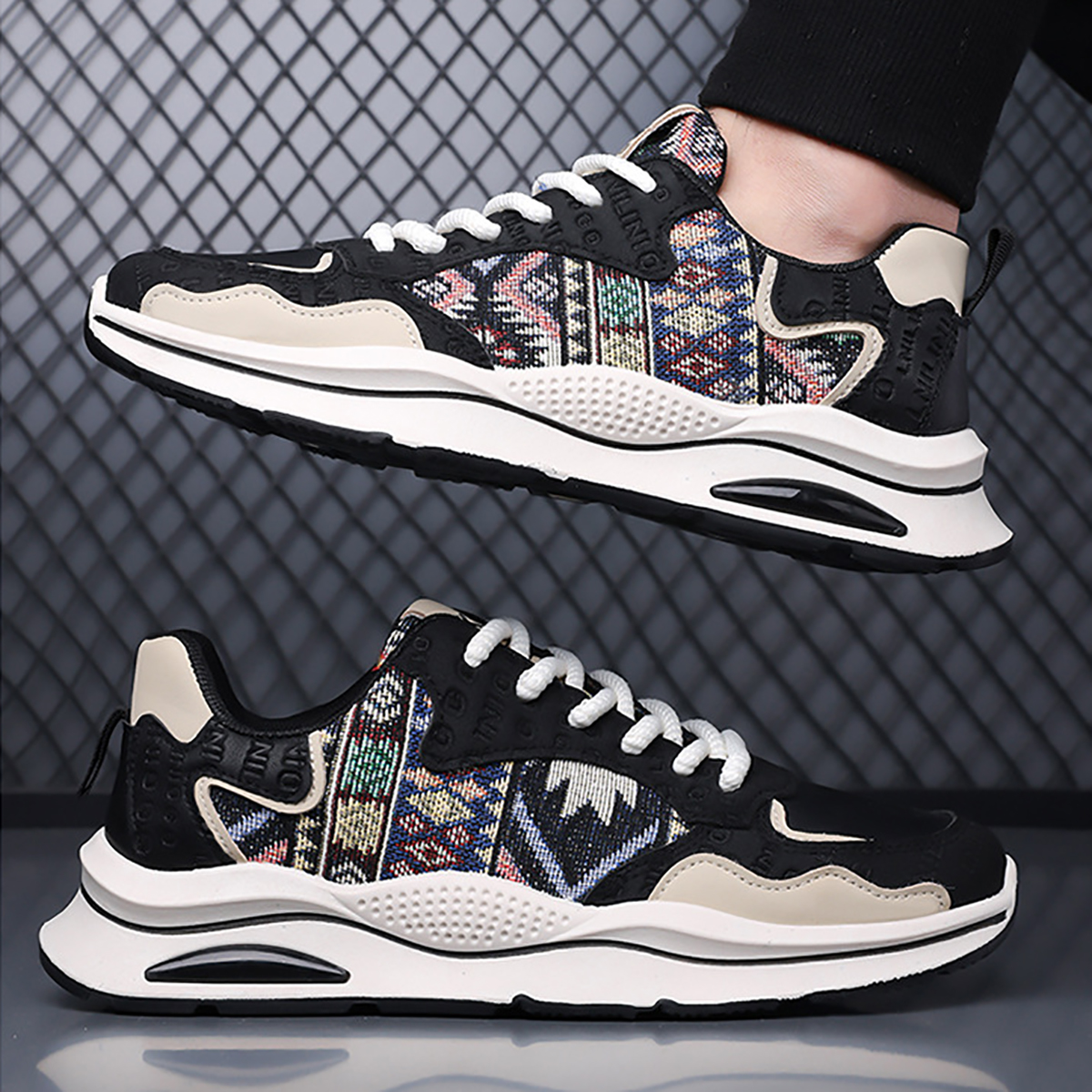 Whoppy SL59 Sepatu Sneakers Pria Import (FREE BOX)