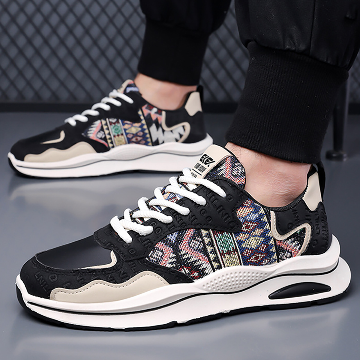 Whoppy SL59 Sepatu Sneakers Pria Import (FREE BOX)