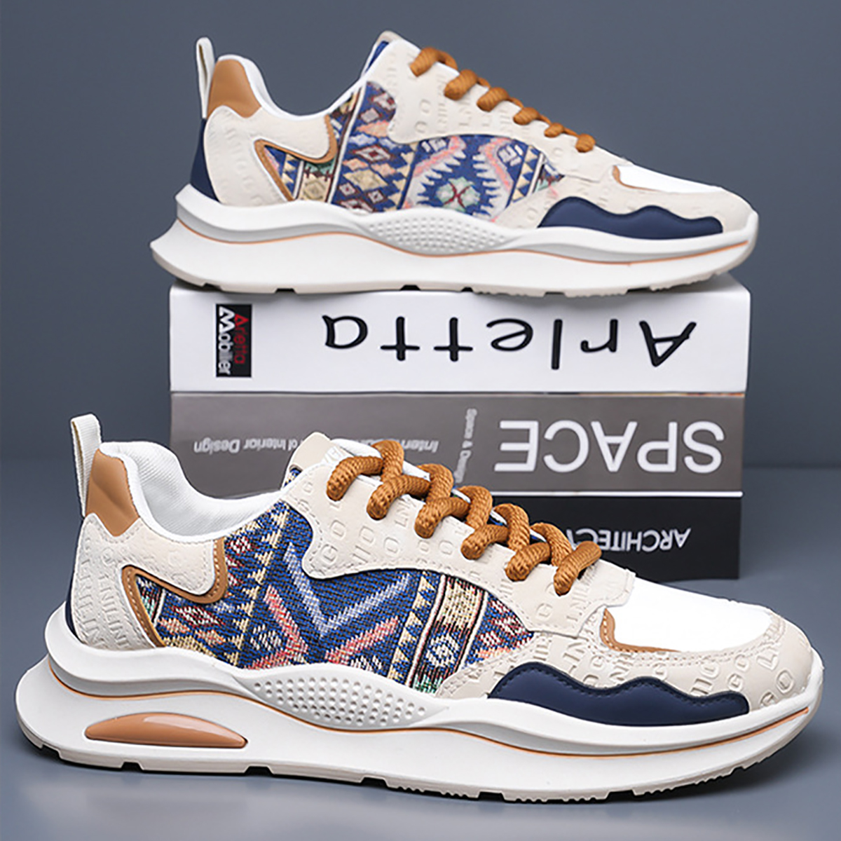 Whoppy SL59 Sepatu Sneakers Pria Import (FREE BOX)