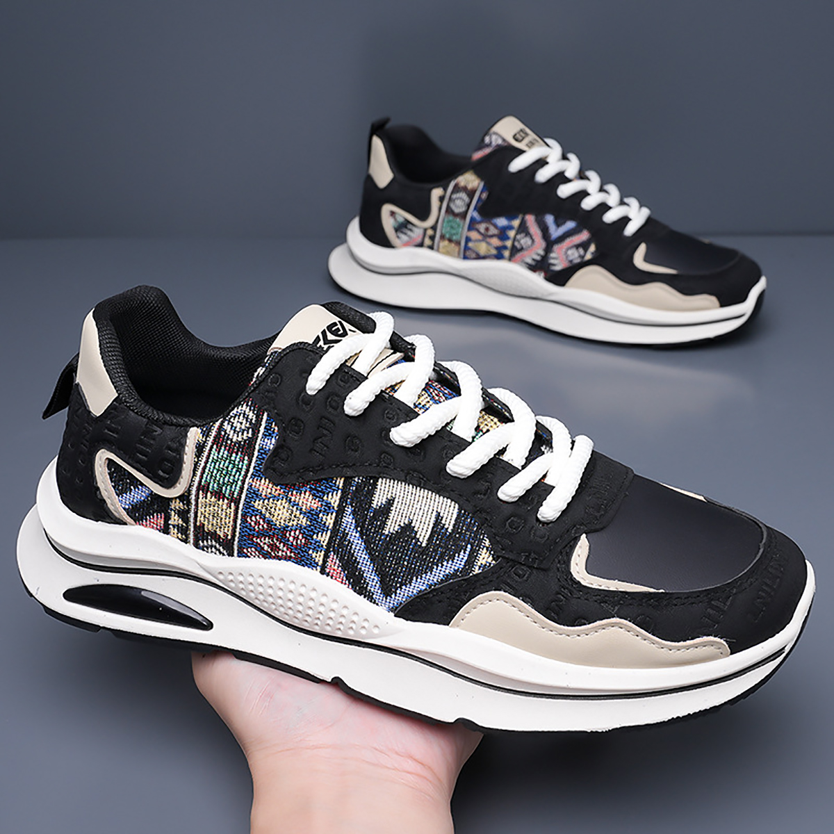 Whoppy SL59 Sepatu Sneakers Pria Import (FREE BOX)