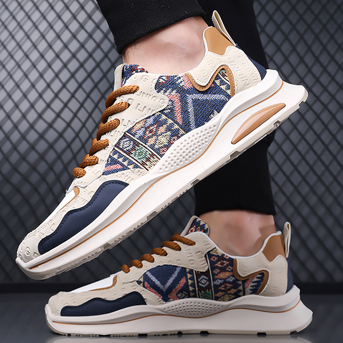 Whoppy SL59 Sepatu Sneakers Pria Import (FREE BOX)