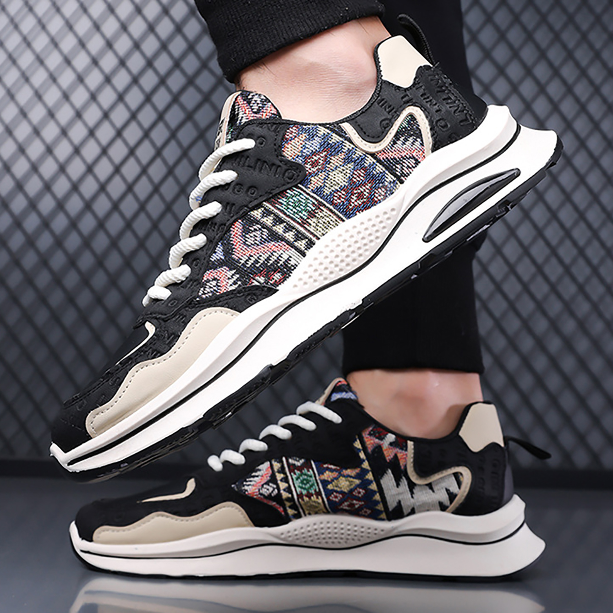 Whoppy SL59 Sepatu Sneakers Pria Import (FREE BOX)