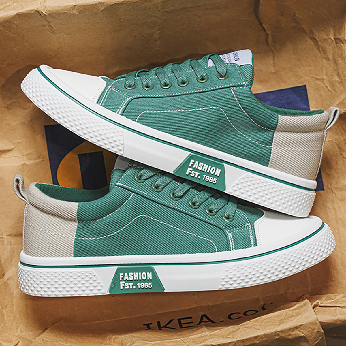 Whoppy SL57 Sepatu Sneakers Pria Import (FREE BOX)