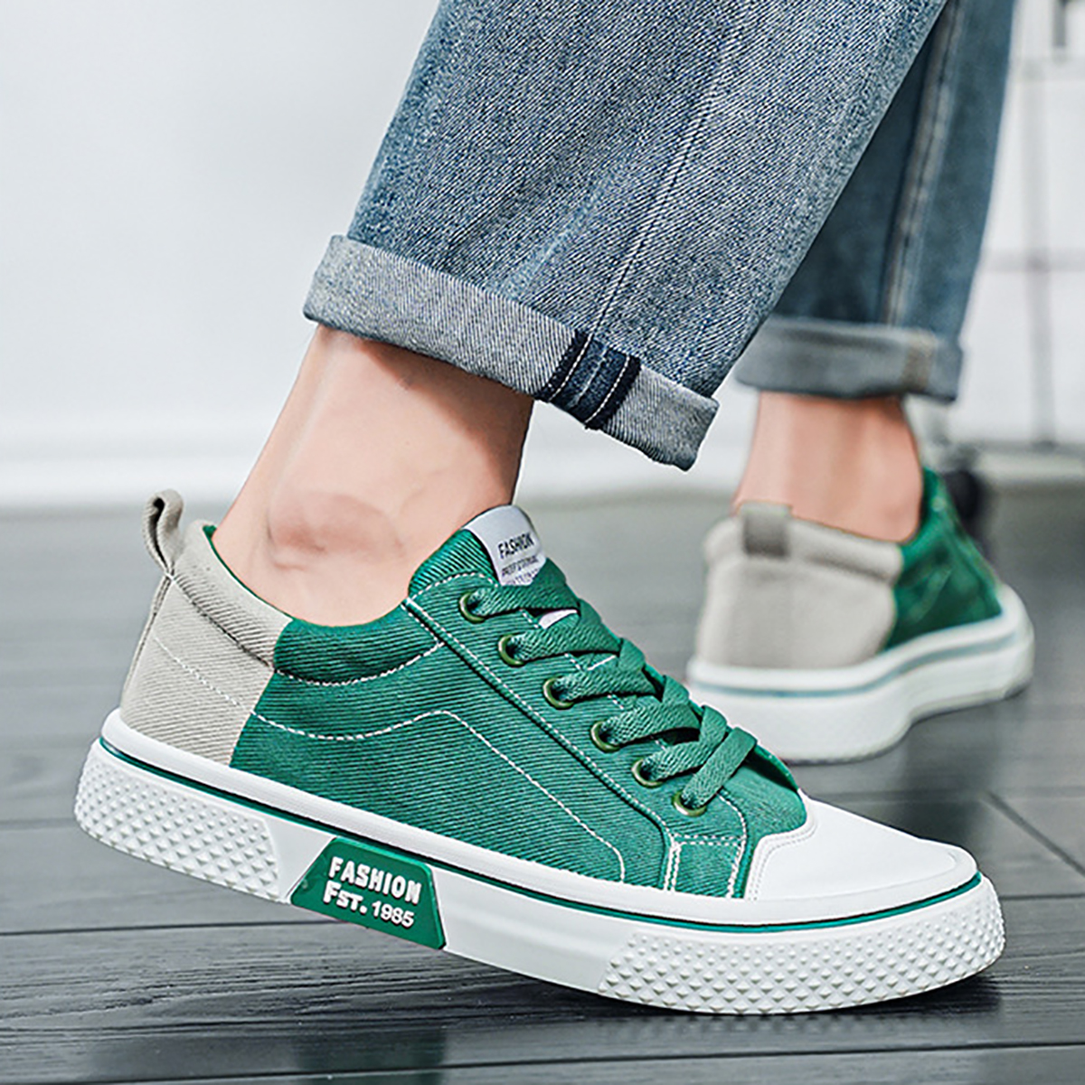 Whoppy SL57 Sepatu Sneakers Pria Import (FREE BOX)