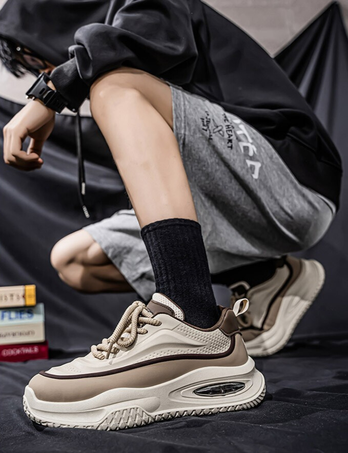 Whoppy SL60 Sepatu Sneakers Pria Import (FREE BOX)