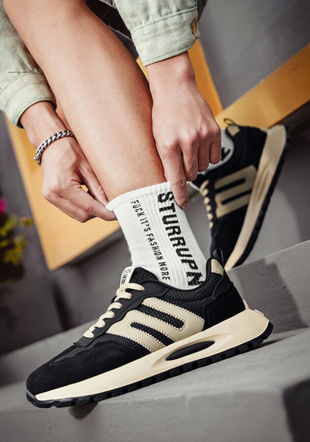 Whoppy SL62 Sepatu Sneakers Pria Import (FREE BOX)