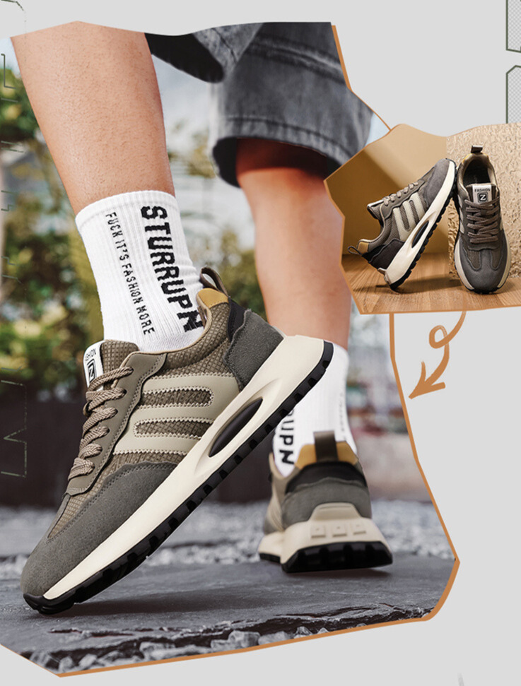 Whoppy SL62 Sepatu Sneakers Pria Import (FREE BOX)