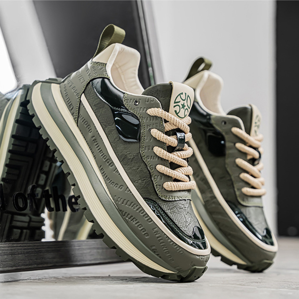 Whoppy SL66 Sepatu Sneakers Pria Import (FREE BOX)