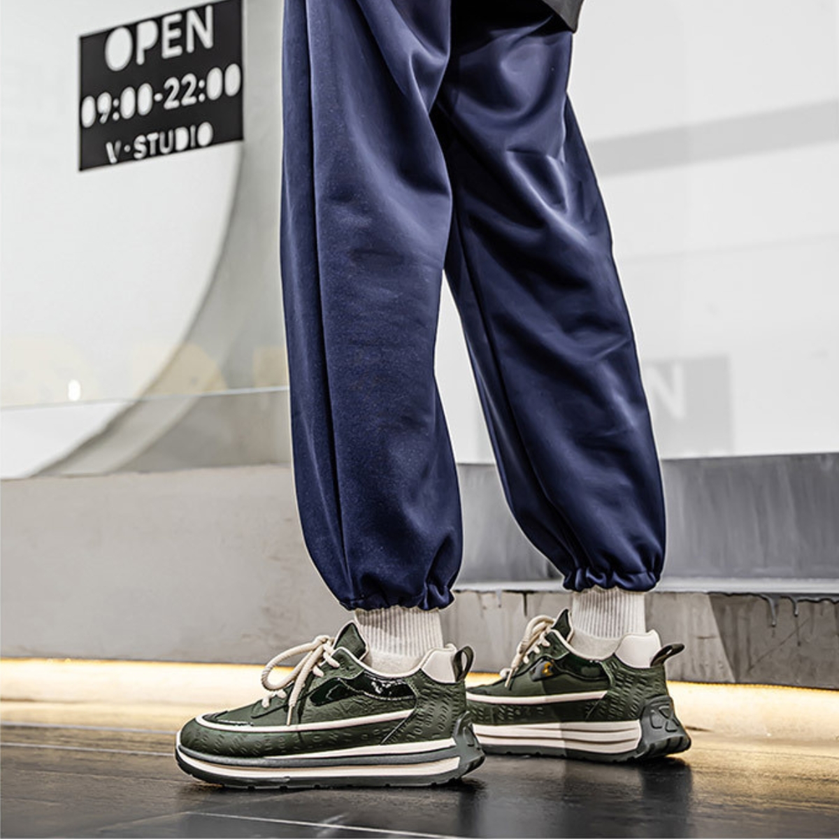 Whoppy SL66 Sepatu Sneakers Pria Import (FREE BOX)