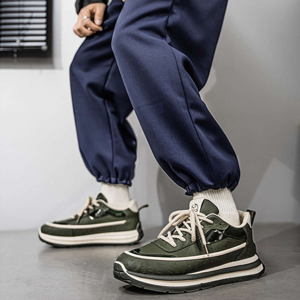 Whoppy SL66 Sepatu Sneakers Pria Import (FREE BOX)