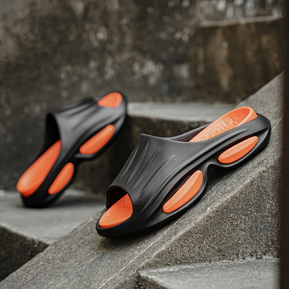 Whoppy Sandal Pria JF1 Double Decker Sole Karet