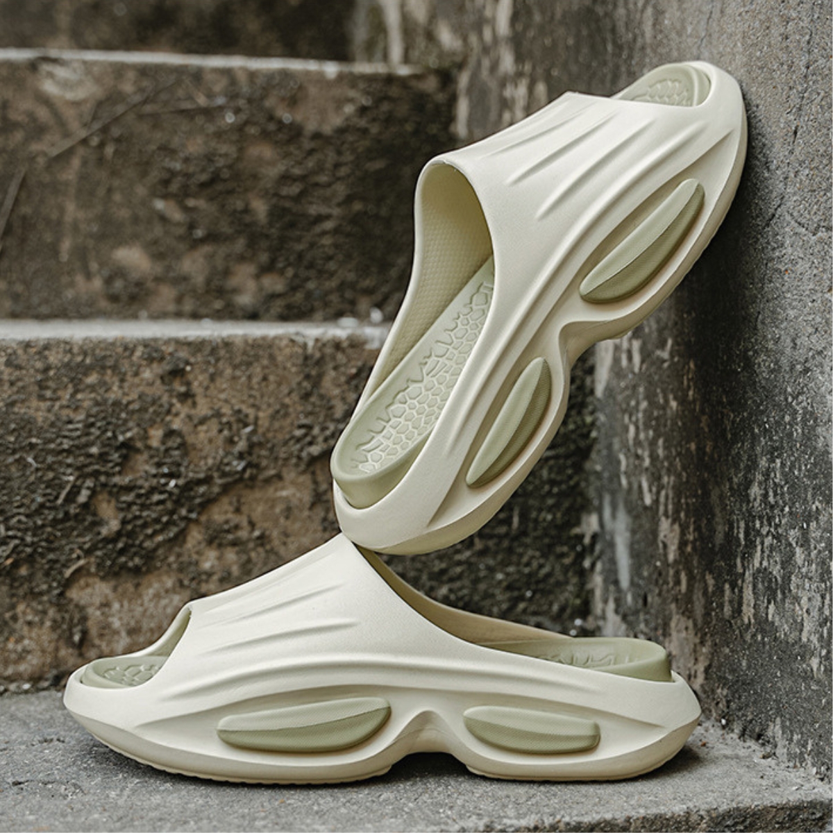 Whoppy Sandal Pria JF1 Double Decker Sole Karet