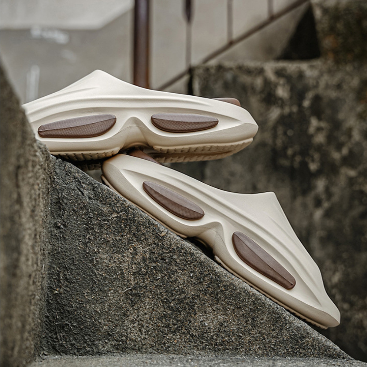 Whoppy Sandal Pria JF1 Double Decker Sole Karet