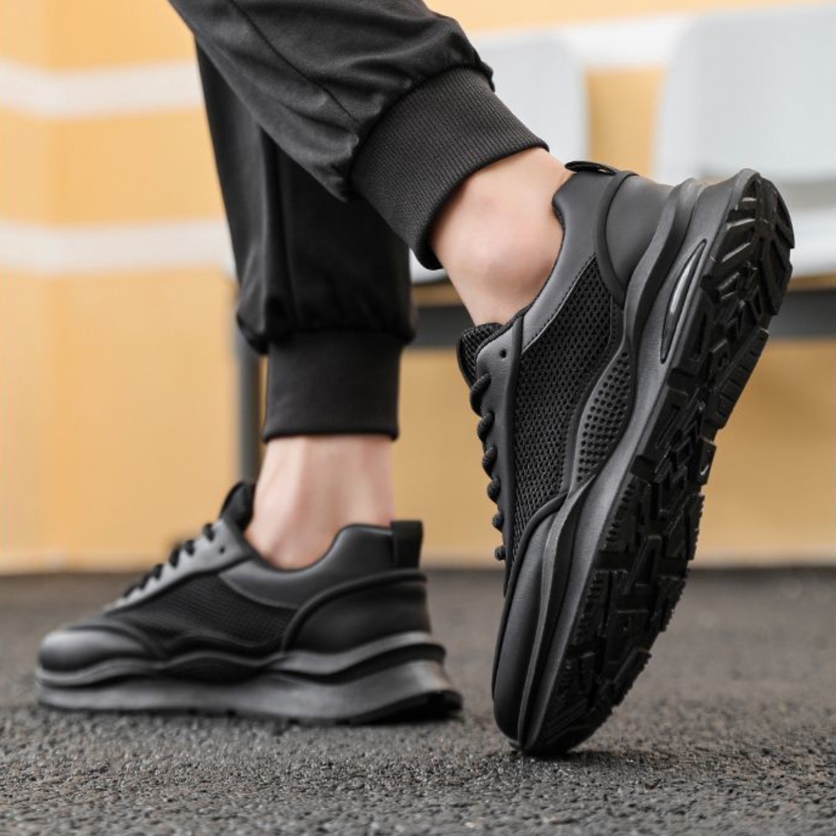 Whoppy SL67 Sepatu Sekolah Pria Import (FREE BOX)