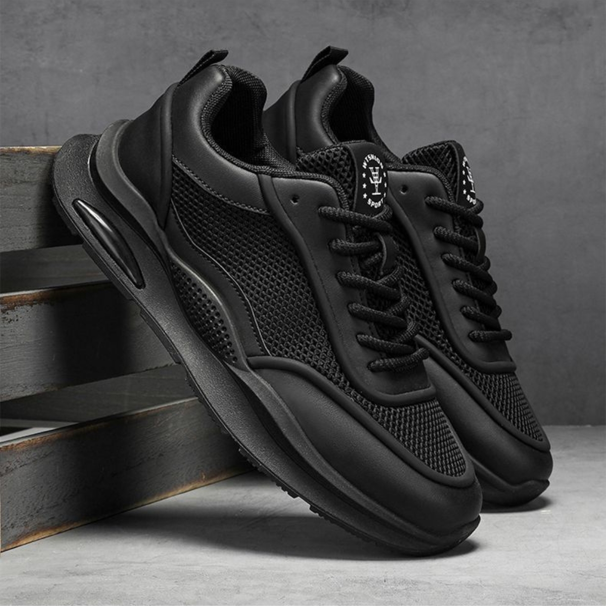 Whoppy SL67 Sepatu Sekolah Pria Import (FREE BOX)