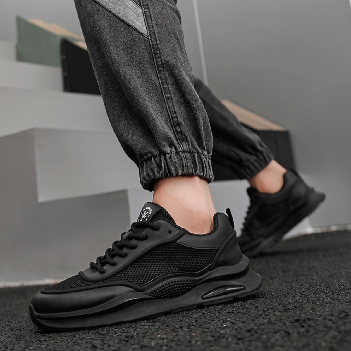 Whoppy SL67 Sepatu Sekolah Pria Import (FREE BOX)