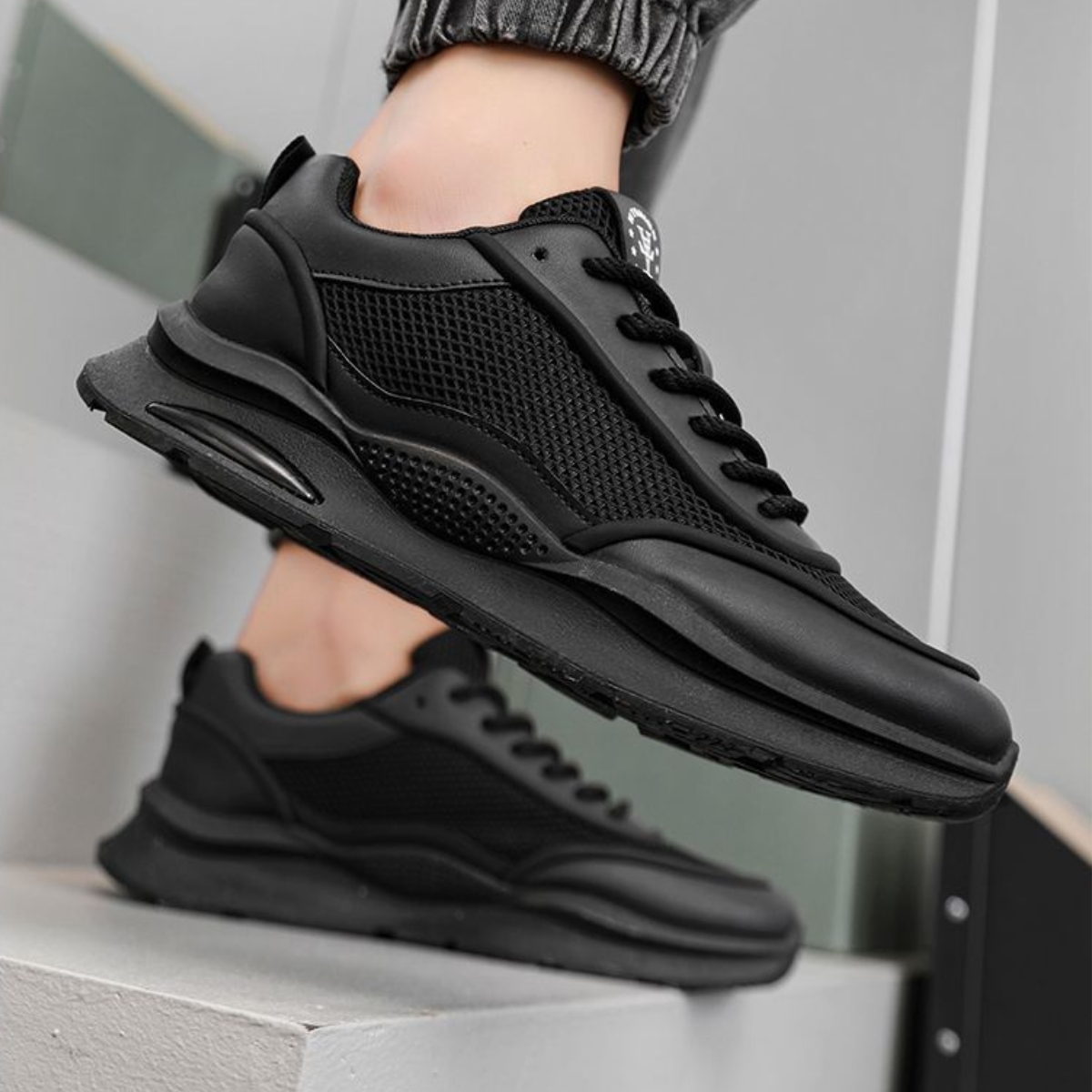 Whoppy SL67 Sepatu Sekolah Pria Import (FREE BOX)