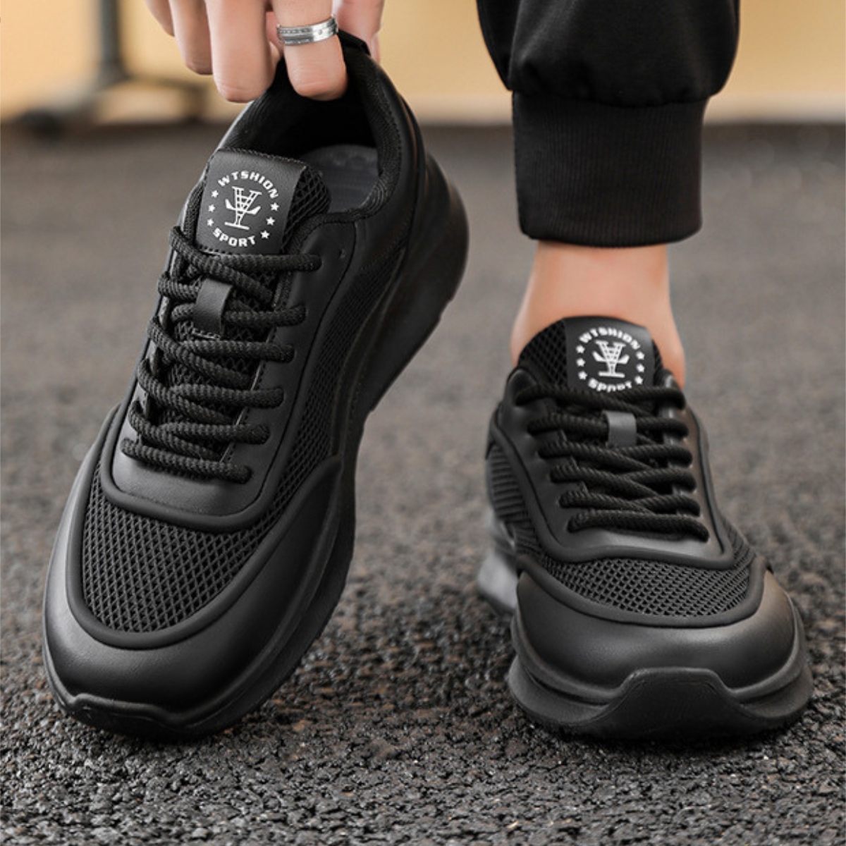 Whoppy SL67 Sepatu Sekolah Pria Import (FREE BOX)