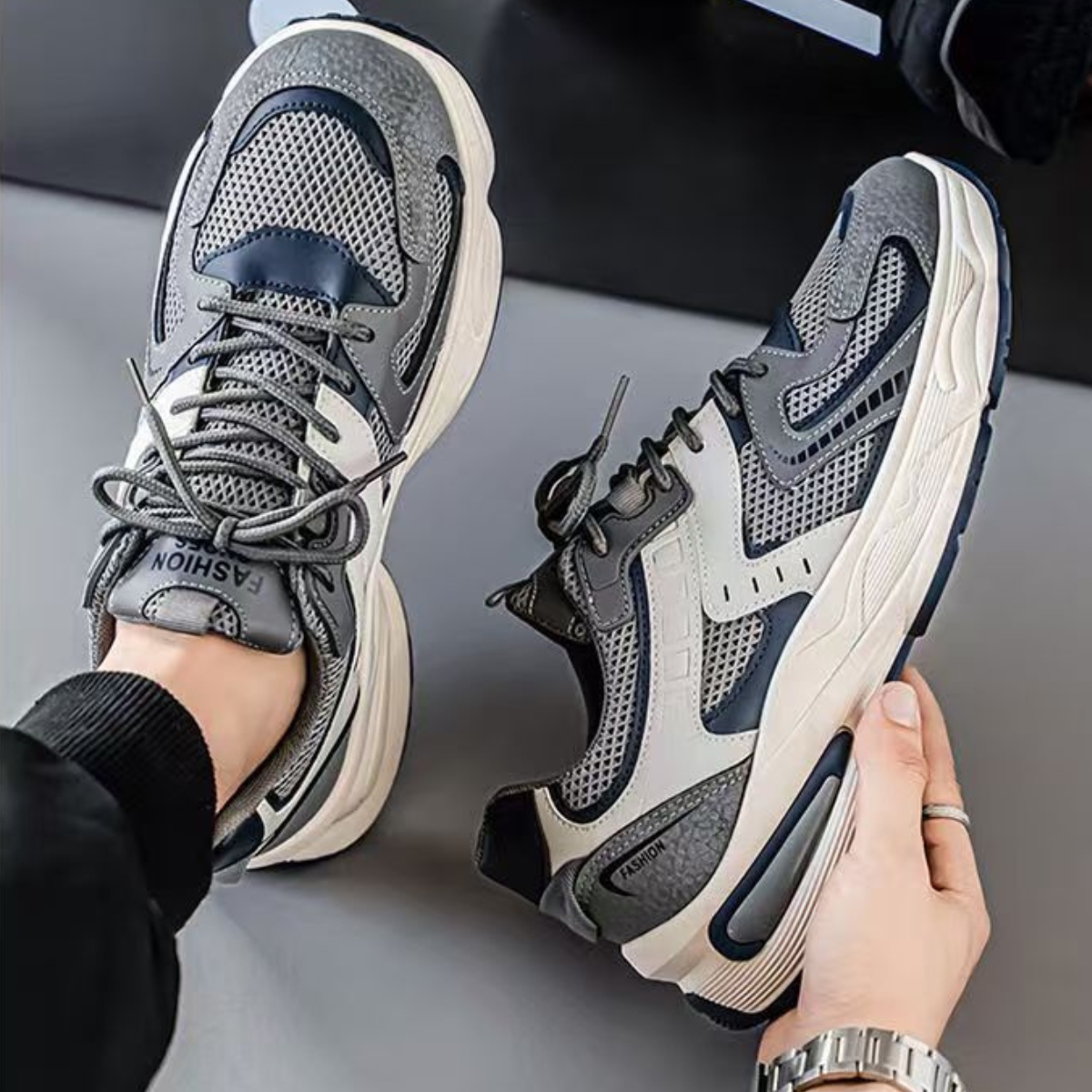 Whoppy SL68 Sepatu Sneakers Pria Import (FREE BOX)