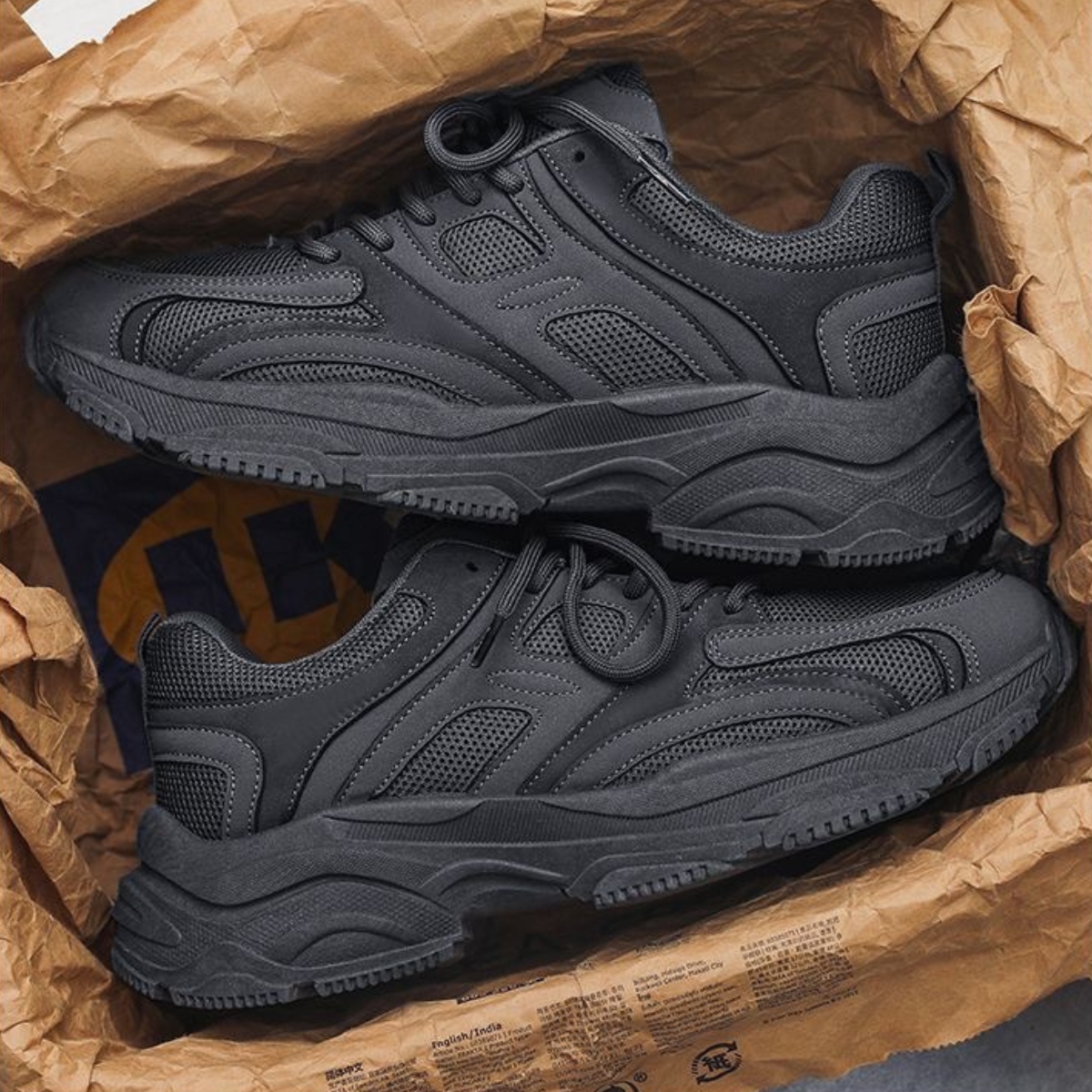 Whoppy SL69 Sepatu Sekolah Pria Import (FREE BOX)