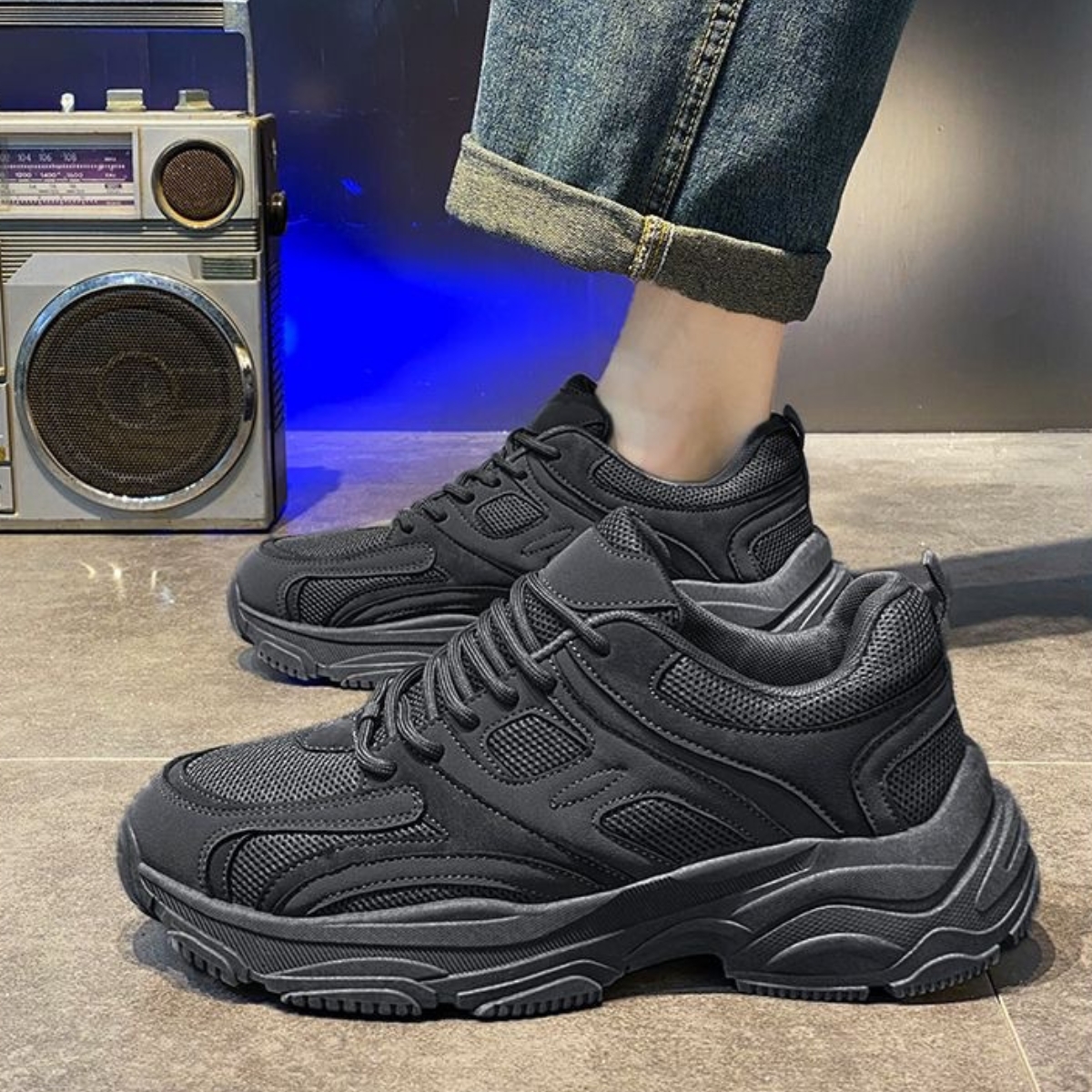 Whoppy SL69 Sepatu Sekolah Pria Import (FREE BOX)