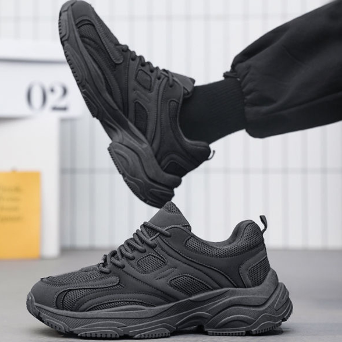 Whoppy SL69 Sepatu Sekolah Pria Import (FREE BOX)