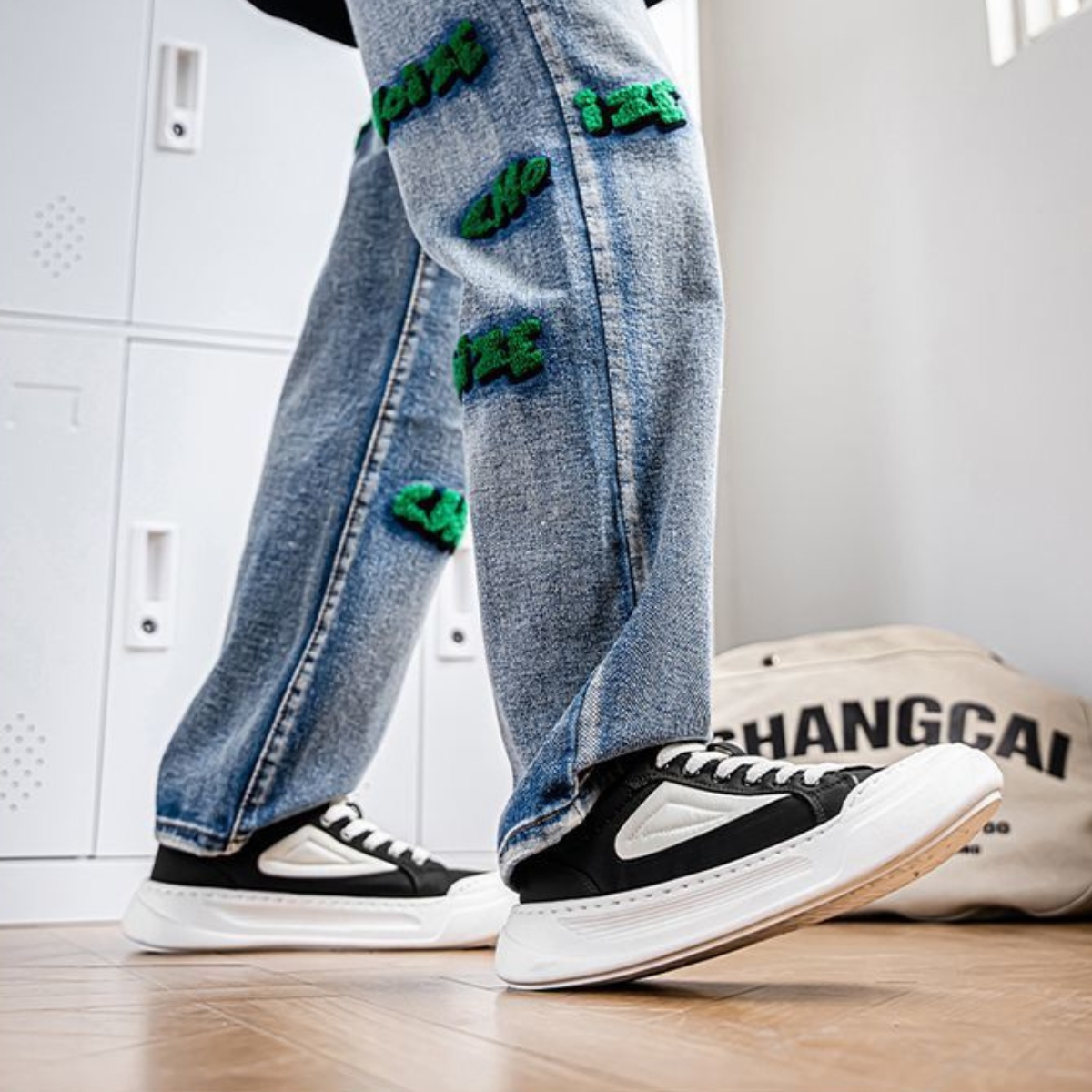 Whoppy SL70 Sepatu Sneakers Pria Import (FREE BOX)