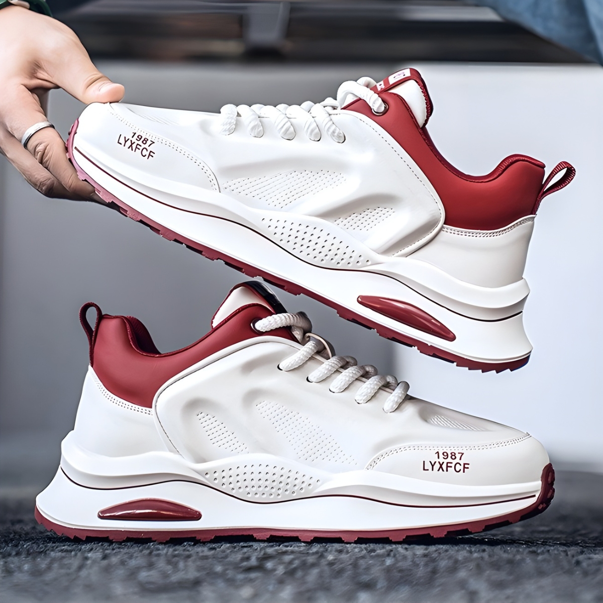 Whoppy SL71 Sepatu Sneakers Pria Import (FREE BOX)