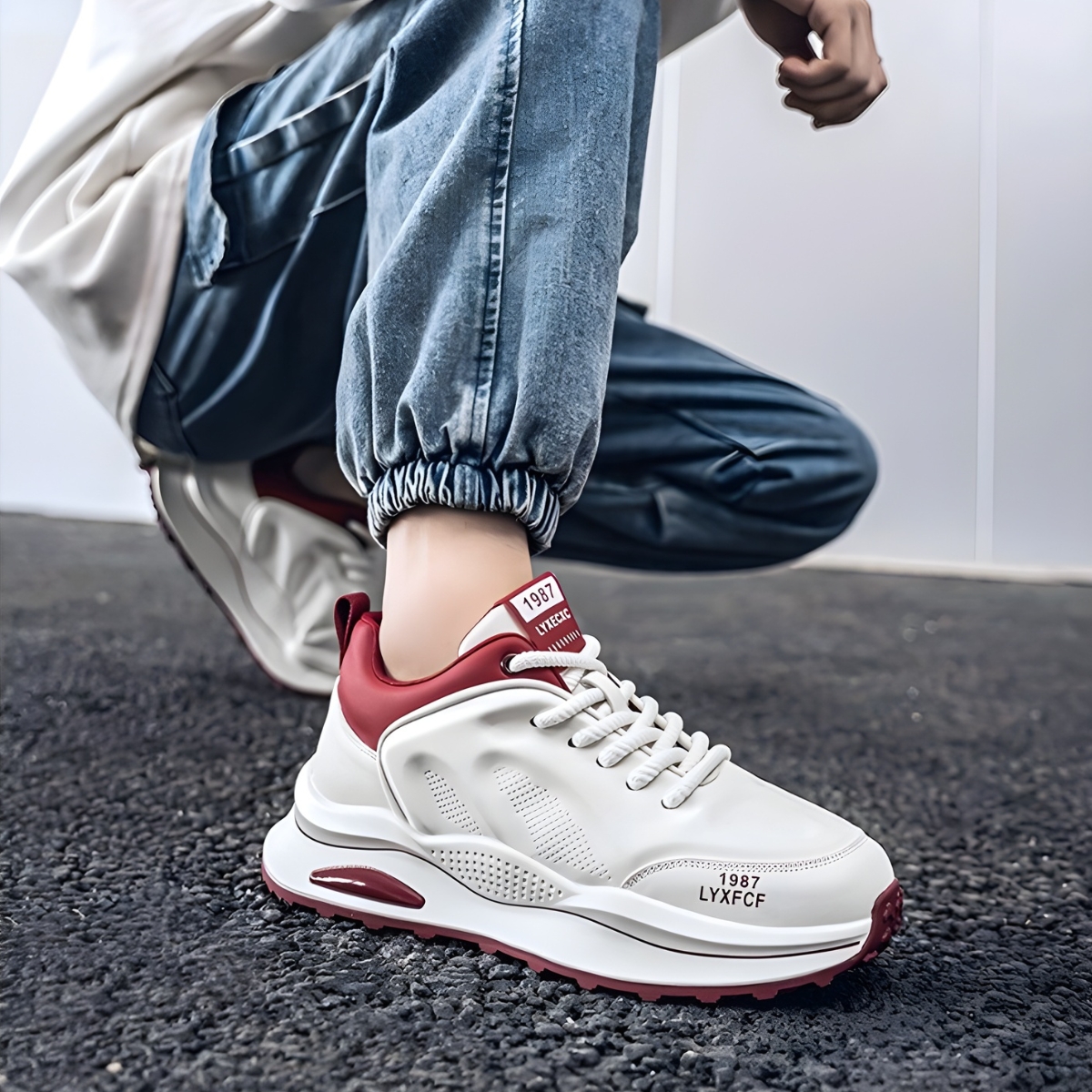 Whoppy SL71 Sepatu Sneakers Pria Import (FREE BOX)