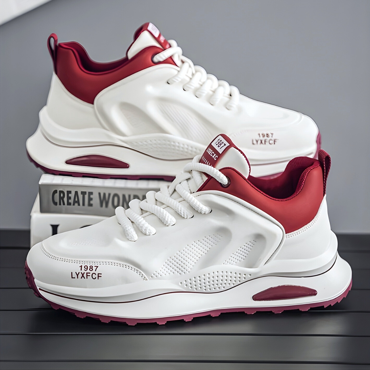 Whoppy SL71 Sepatu Sneakers Pria Import (FREE BOX)