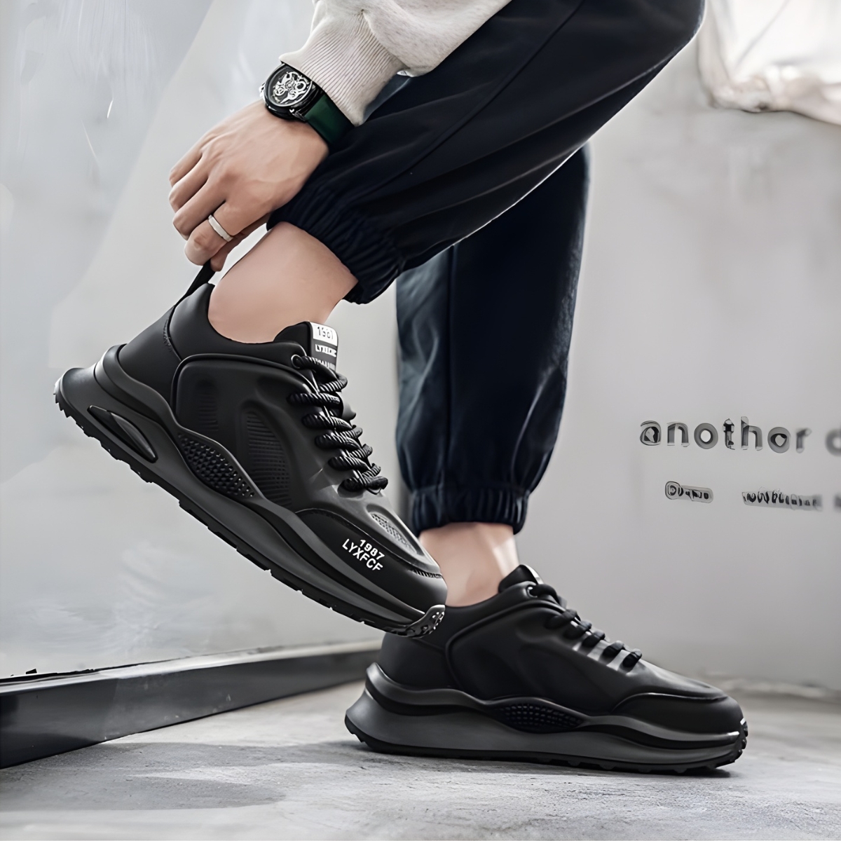 Whoppy SL71 Sepatu Sneakers Pria Import (FREE BOX)