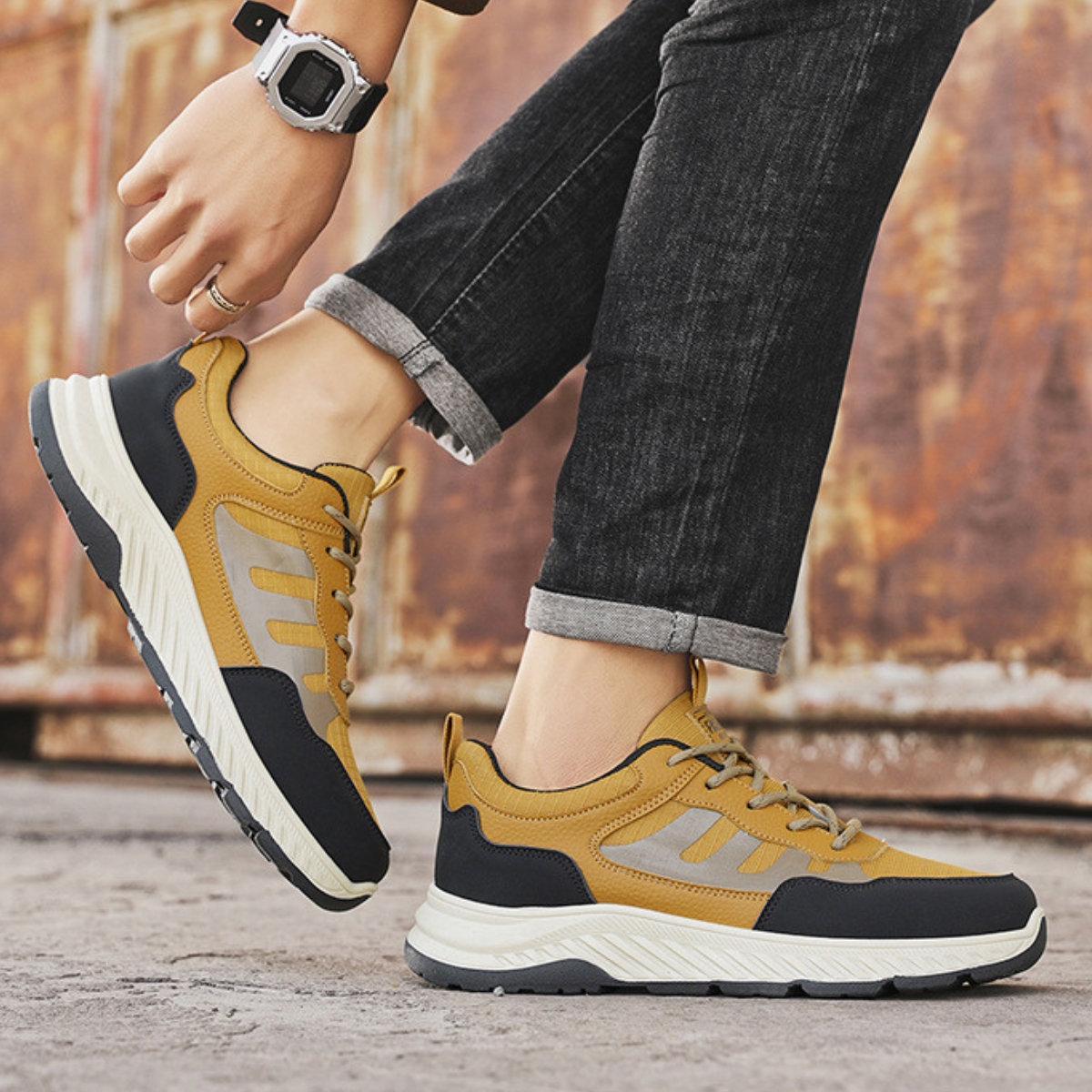 Whoppy SL72 Sepatu Sneakers Pria Import (FREE BOX)