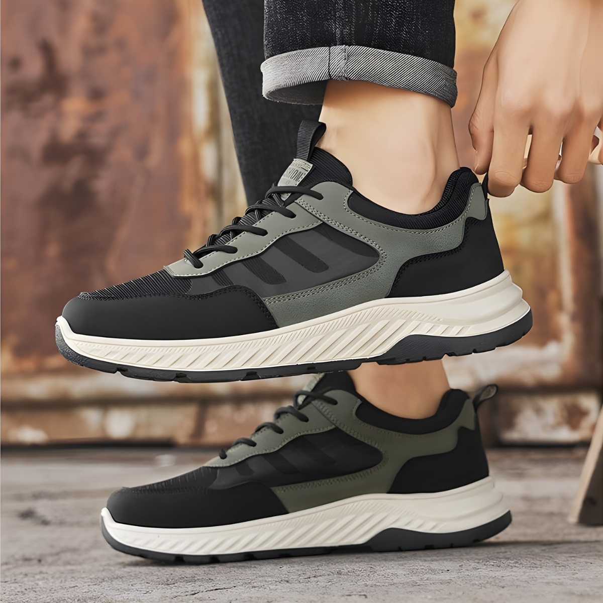 Whoppy SL72 Sepatu Sneakers Pria Import (FREE BOX)