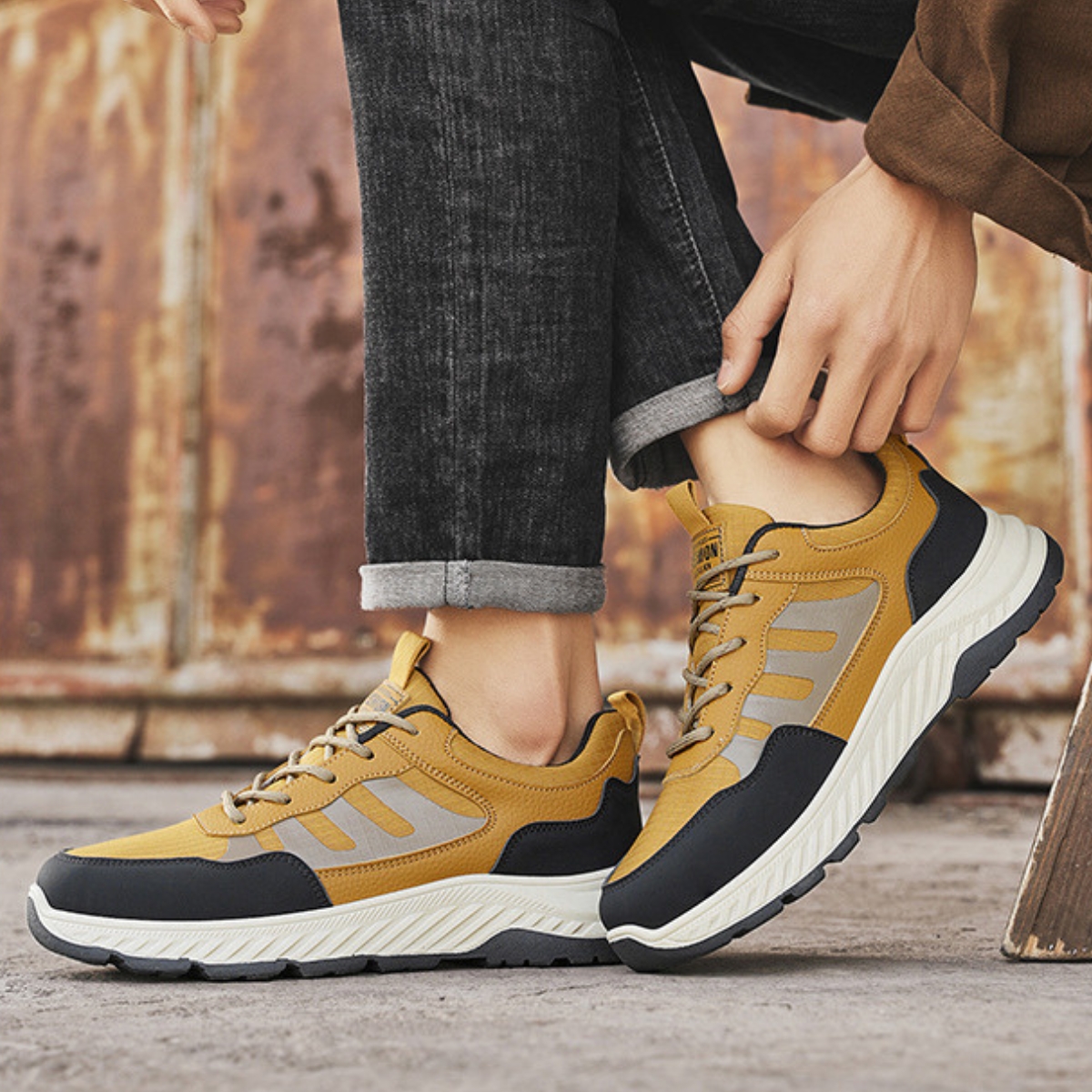 Whoppy SL72 Sepatu Sneakers Pria Import (FREE BOX)