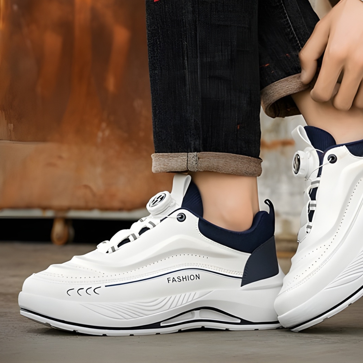 Whoppy SL73 Sepatu Sneakers Pria Import (FREE BOX)