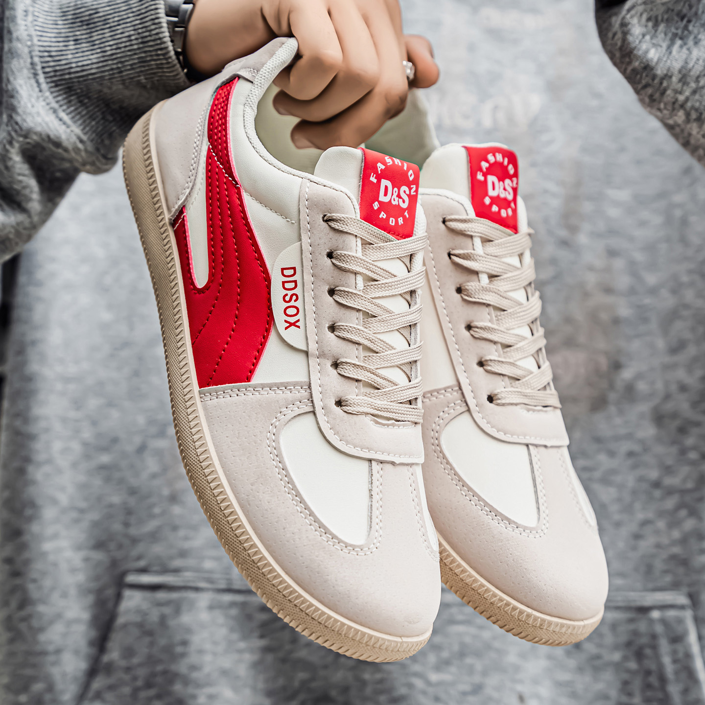 Whoppy SL75 Sepatu Sneakers Pria Import (FREE BOX)