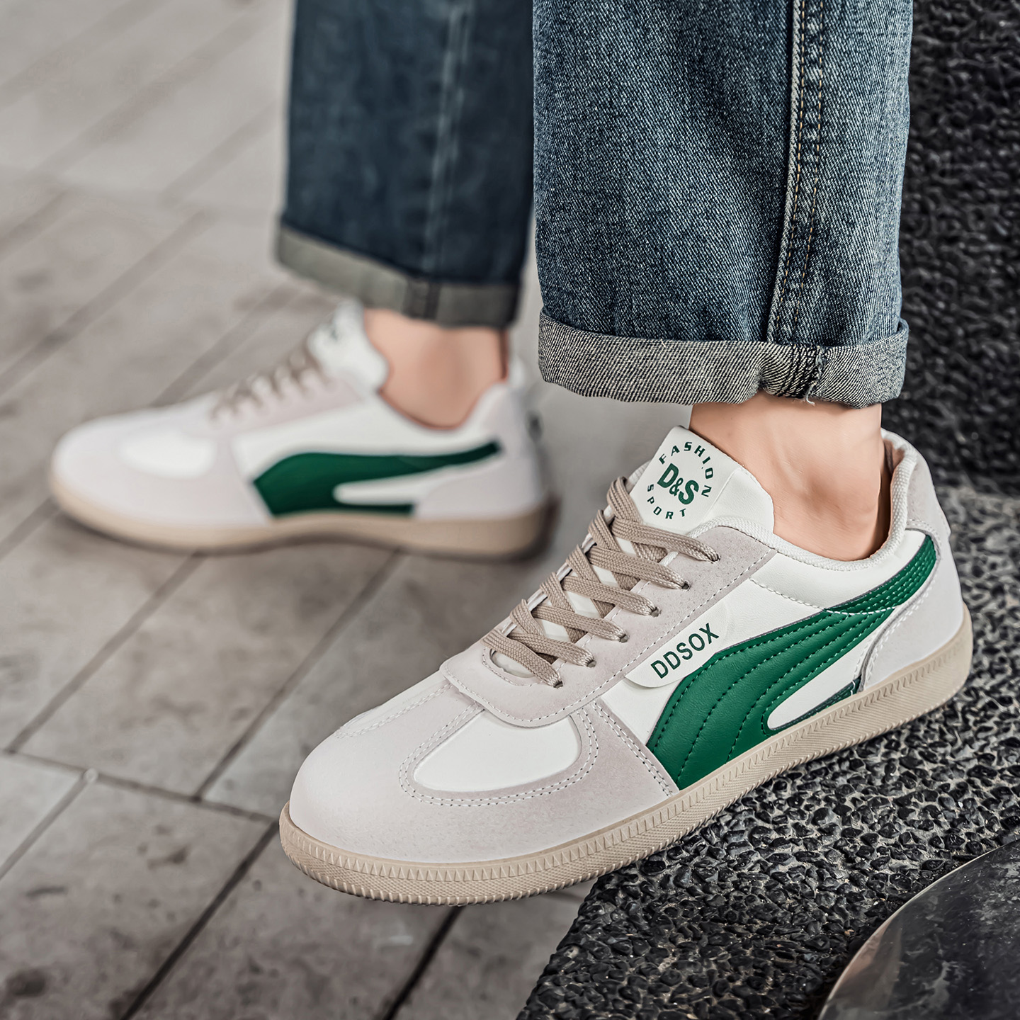 Whoppy SL75 Sepatu Sneakers Pria Import (FREE BOX)